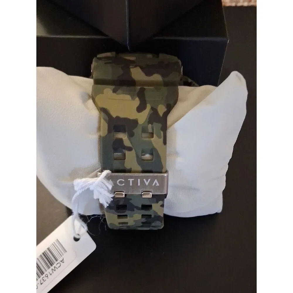 Activa Camouflage Sport Watch - Olive Green New With Box